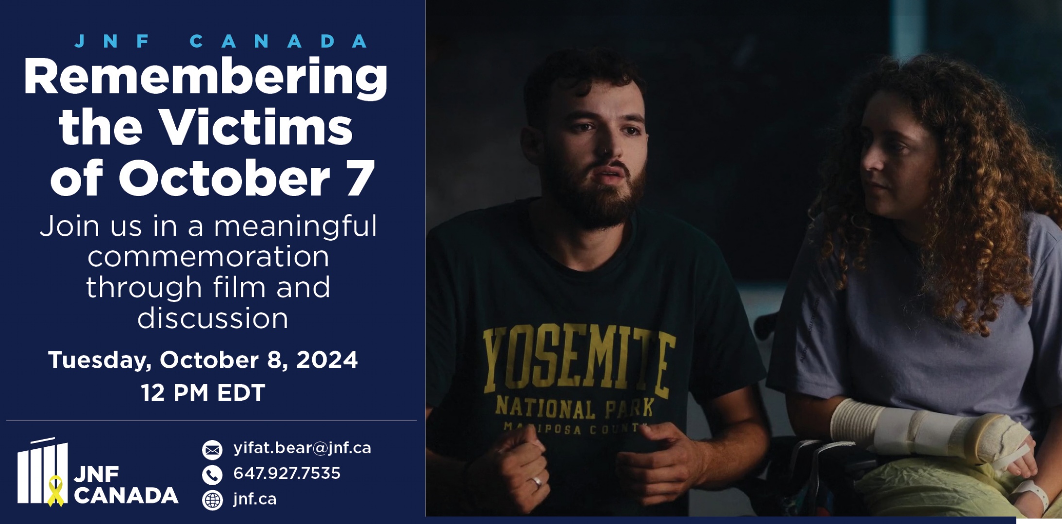Remembering the Victims of October 7: Film Screening & Webinar Remembering the Victims of October 7: Film Screening & Webinar